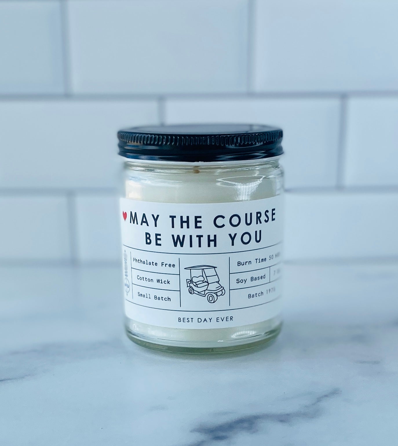 May The Course Be With You (Golf) Candle