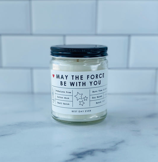 May The Force Be With You Candle