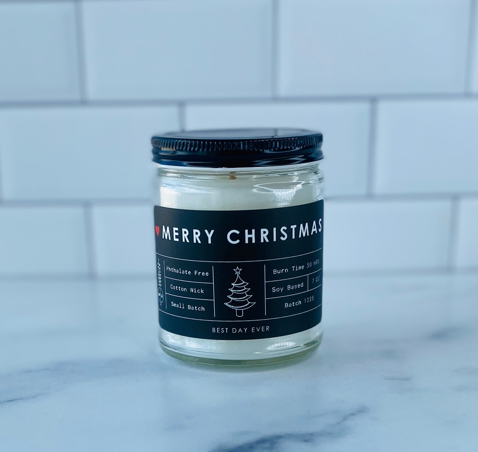 Merry Christmas Candle