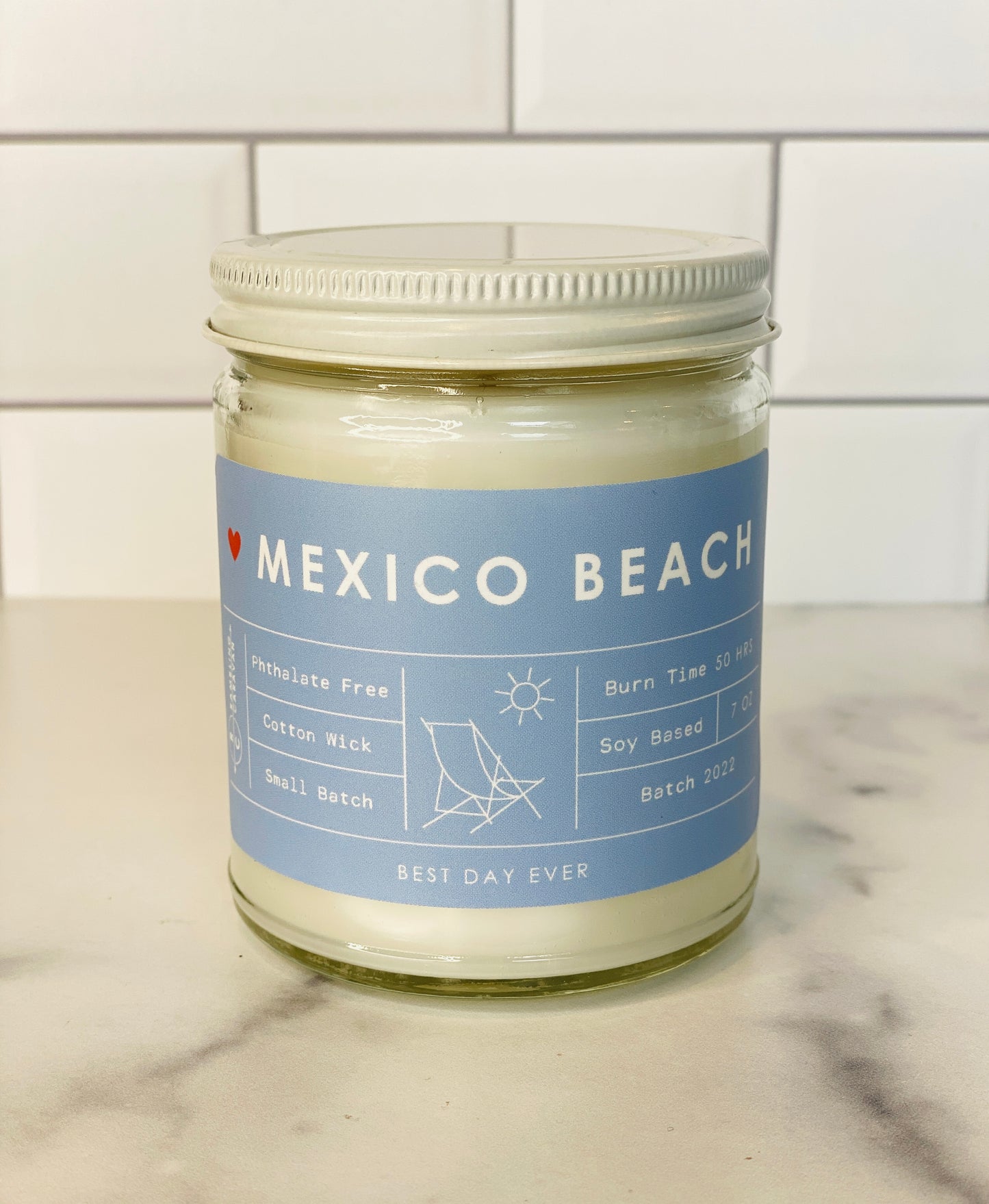 Mexico Beach, FL Candle