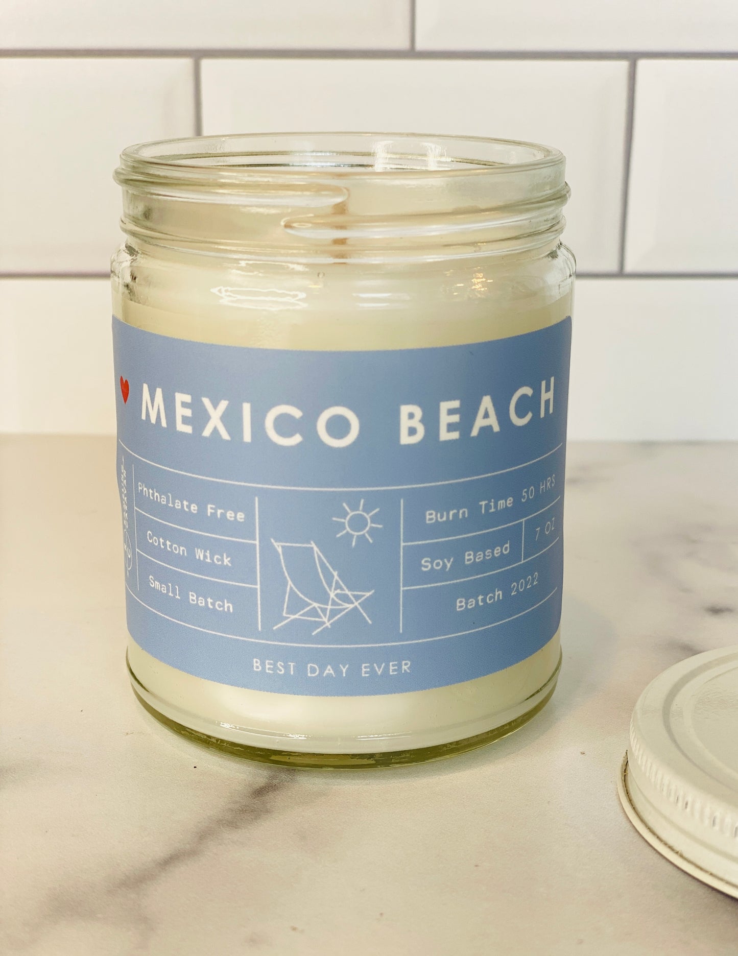 Mexico Beach, FL Candle
