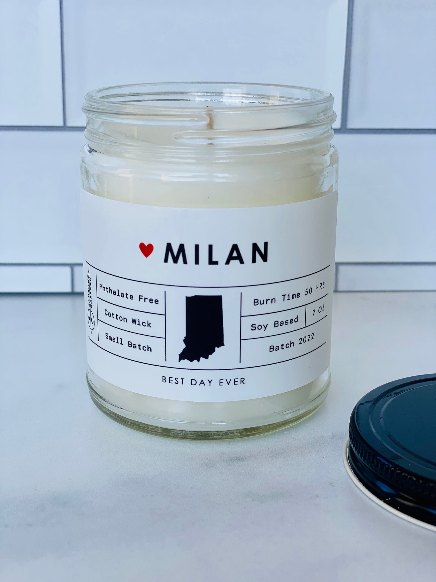 Milan, IN Candle