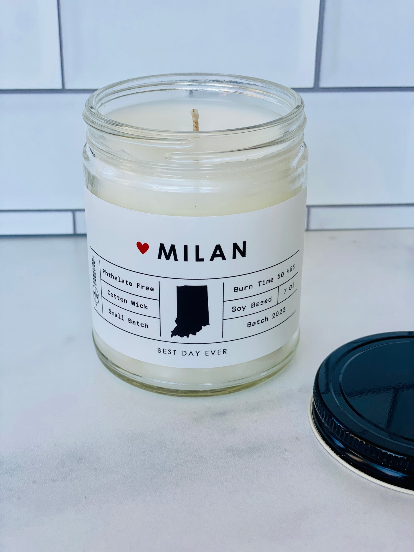 Milan, IN Candle