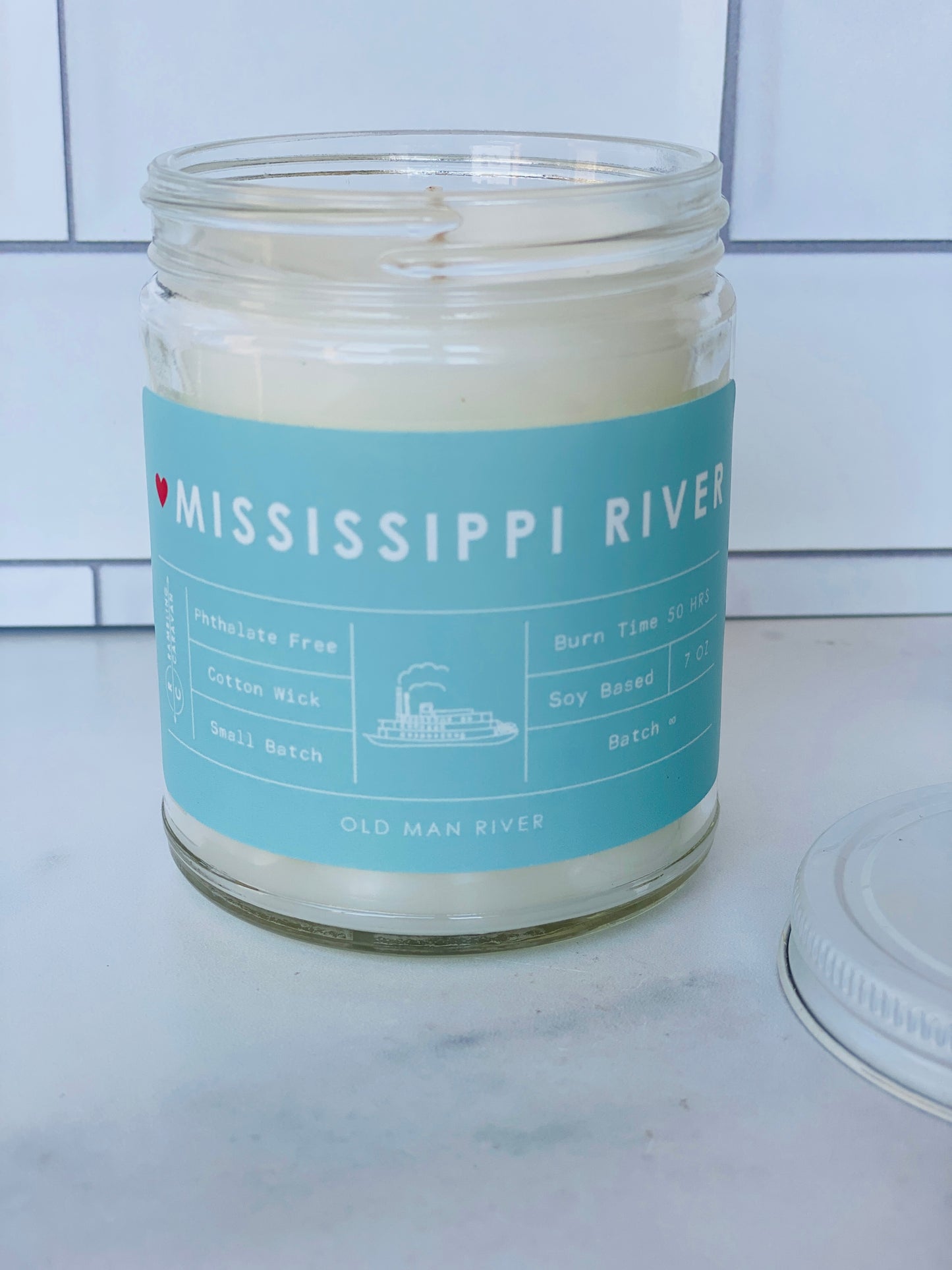 Mississippi River Candle