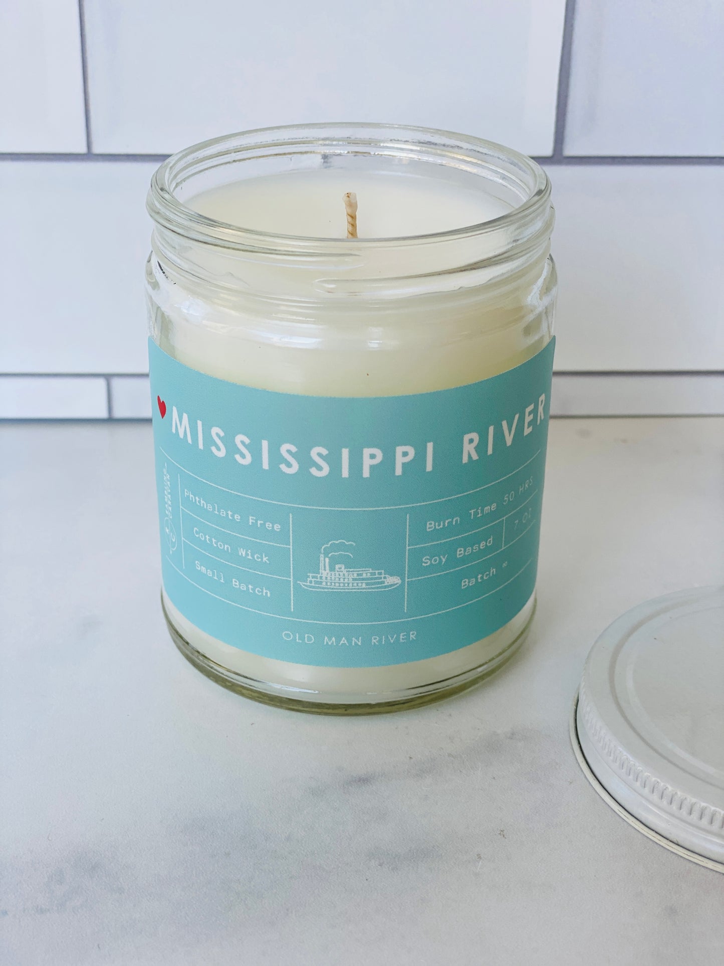 Mississippi River Candle