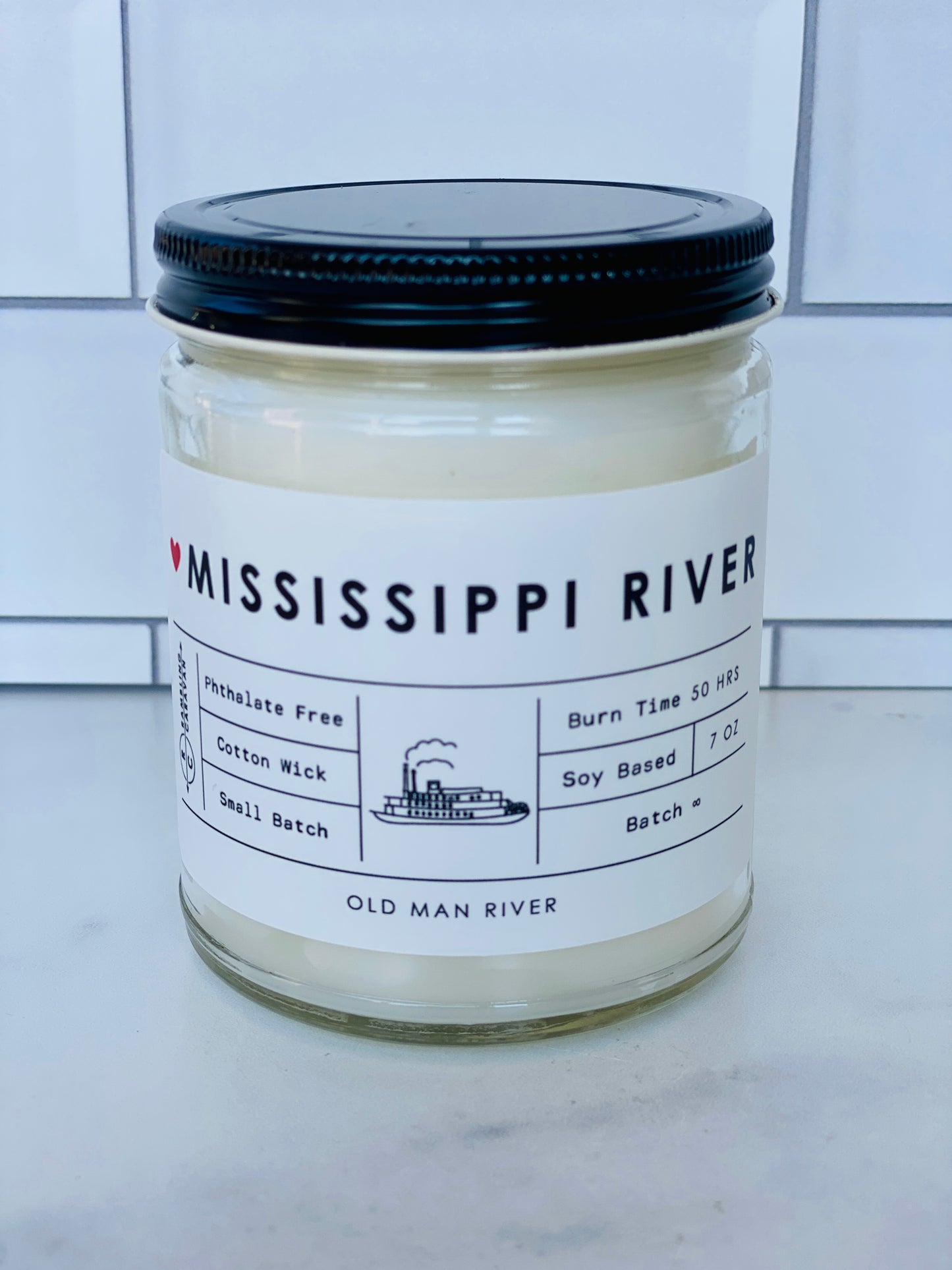 Mississippi River Candle