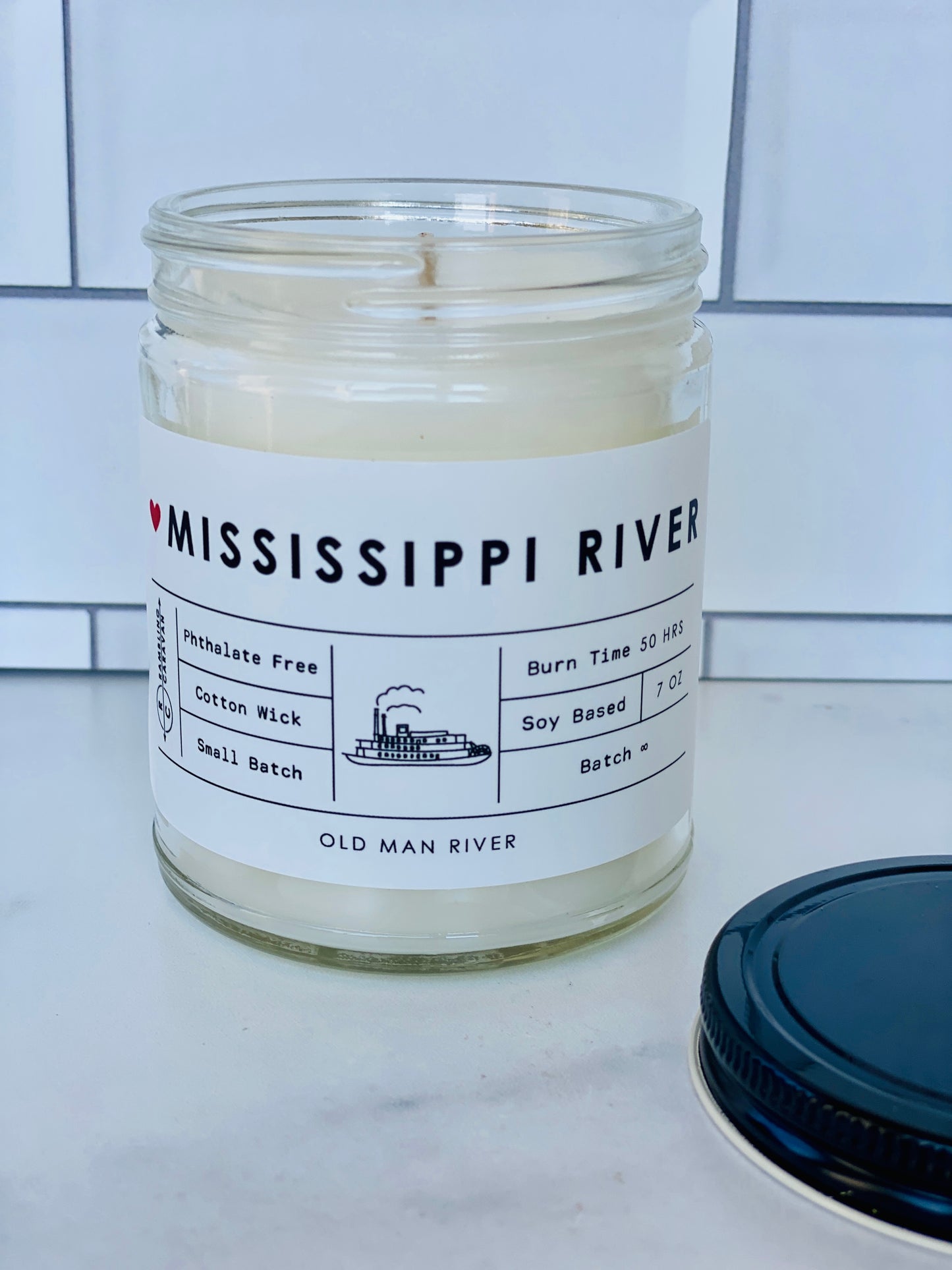 Mississippi River Candle