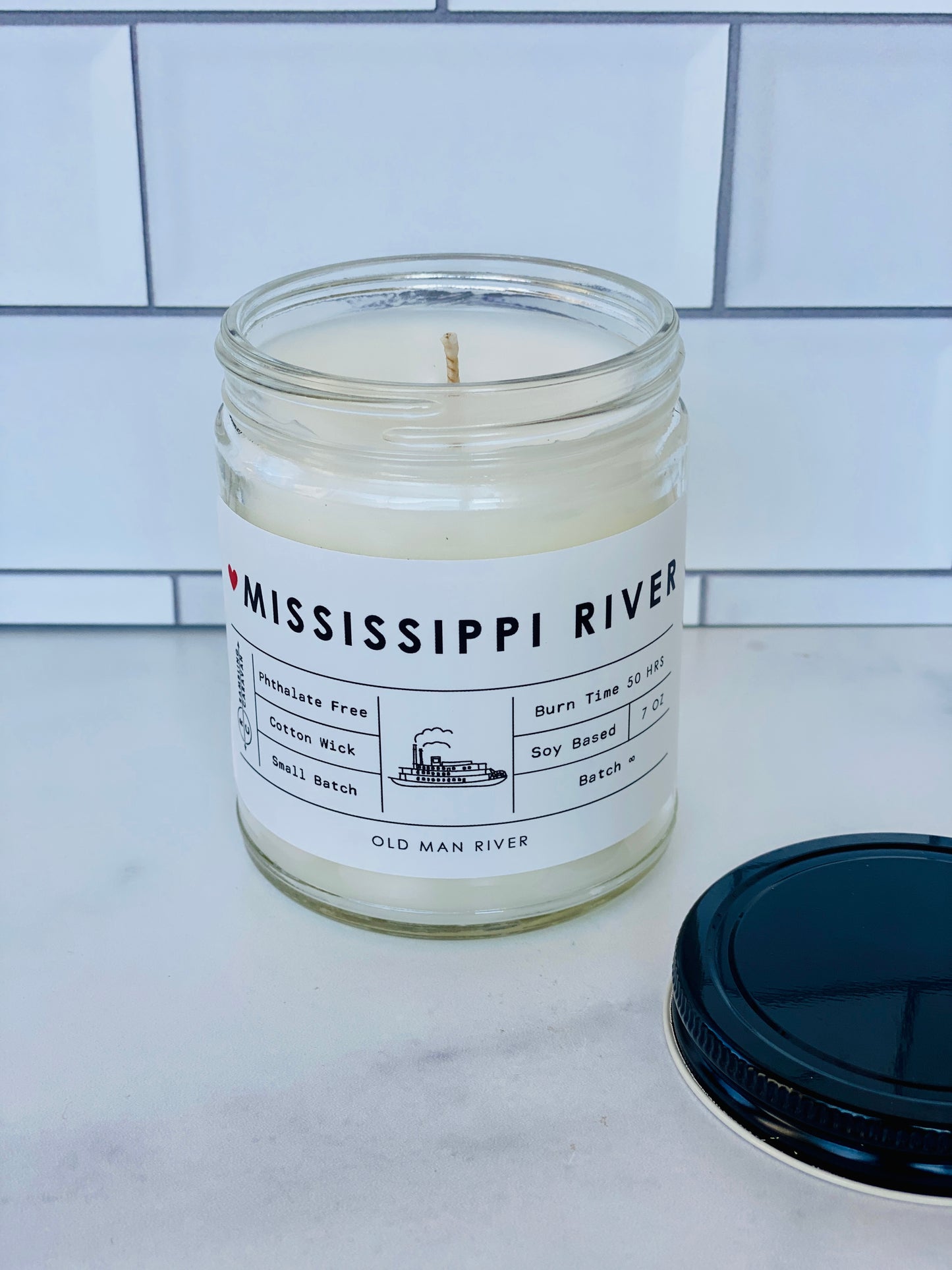 Mississippi River Candle