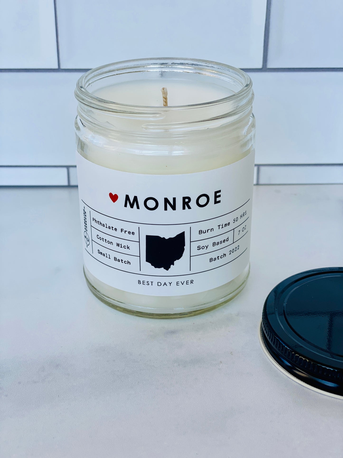 Monroe, OH Candle