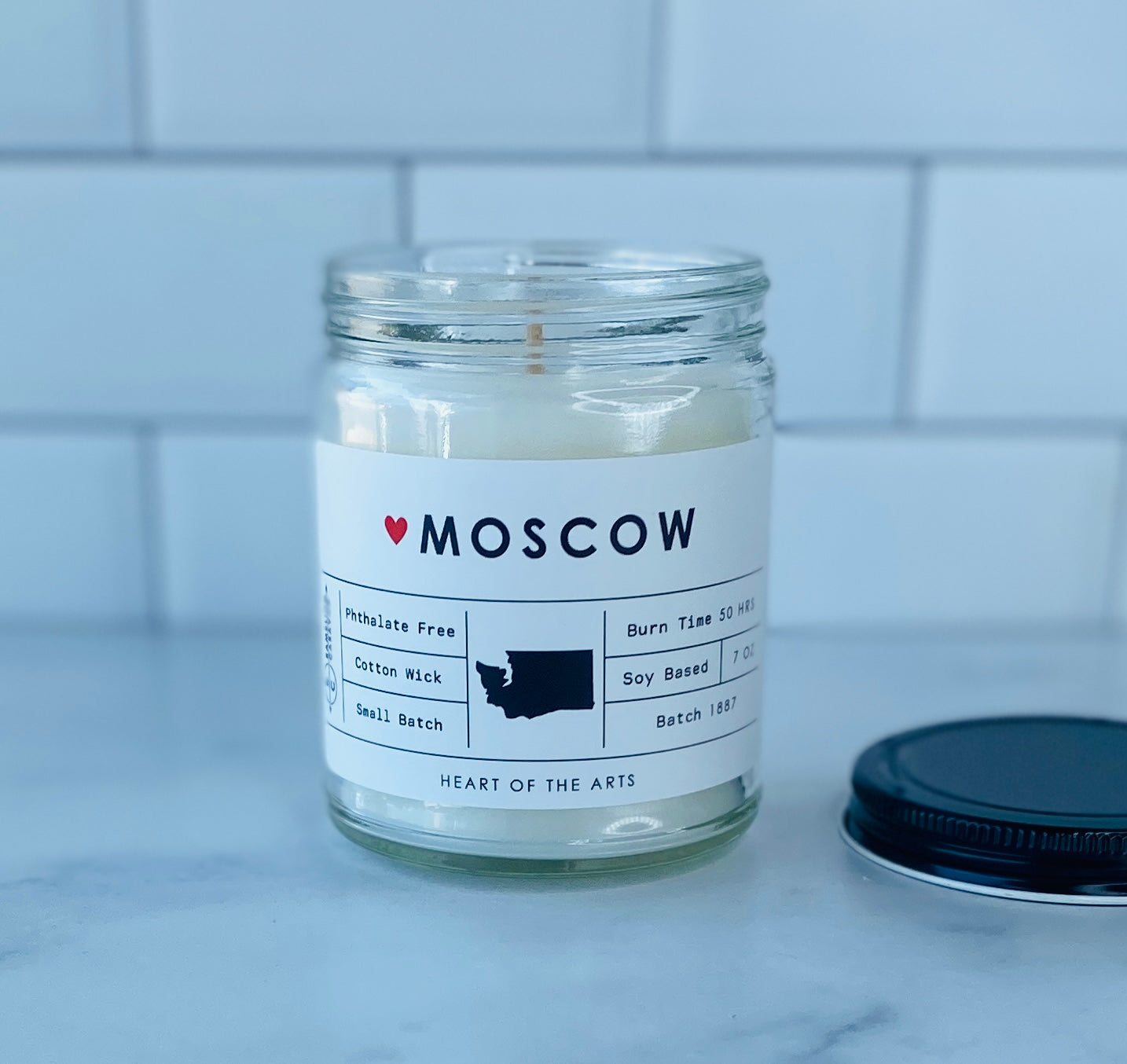 Moscow, WA Candle
