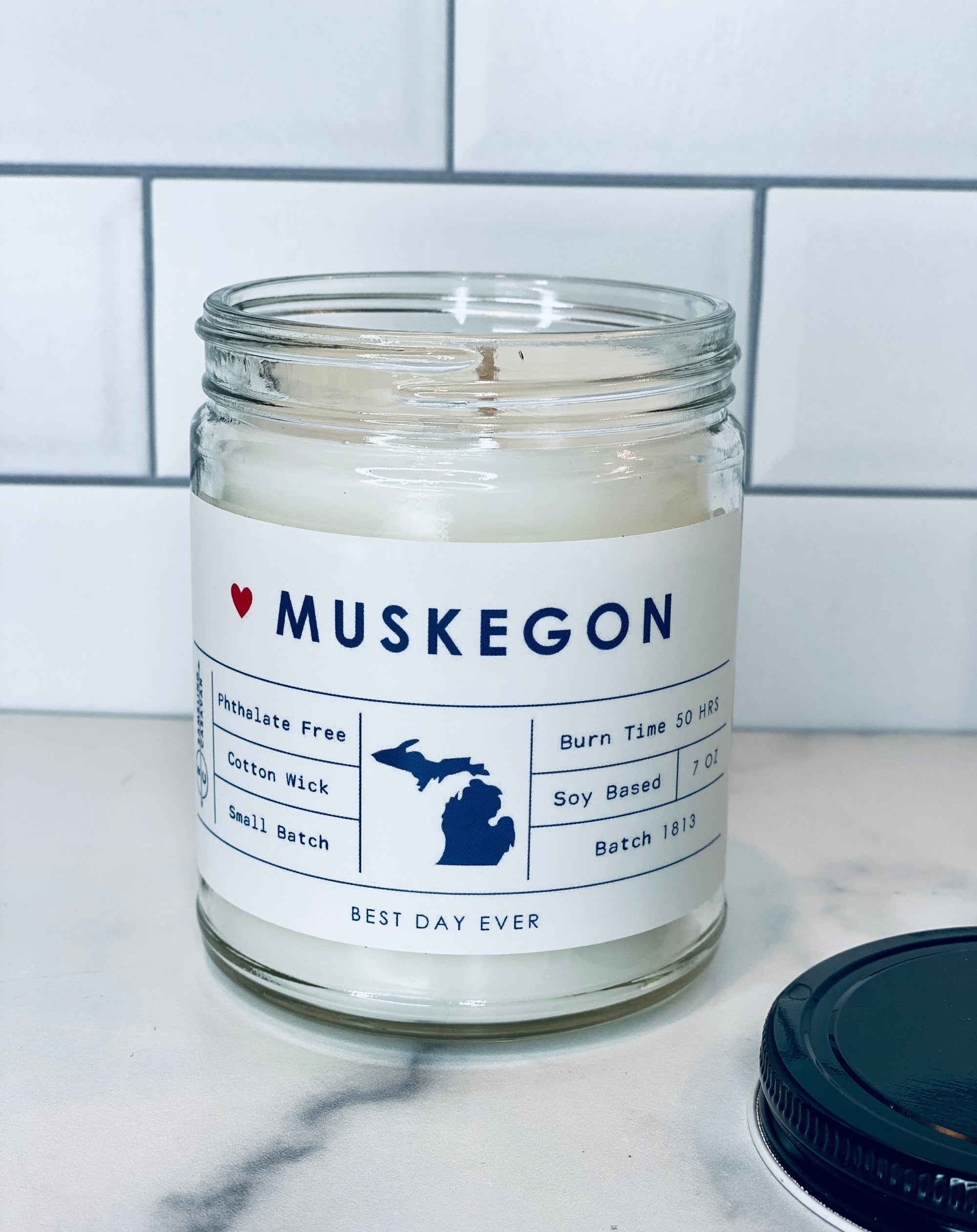 Muskegon, MI Candle
