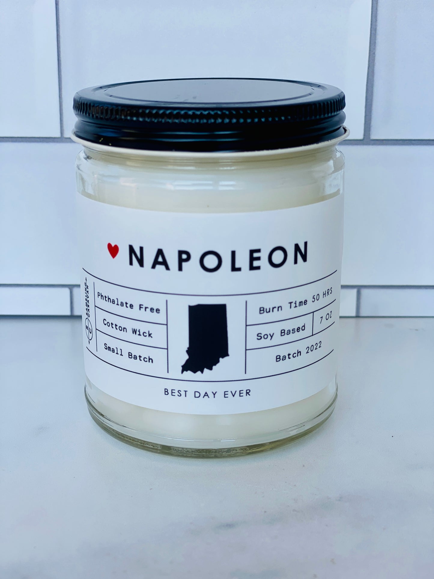Napoleon, IN Candle
