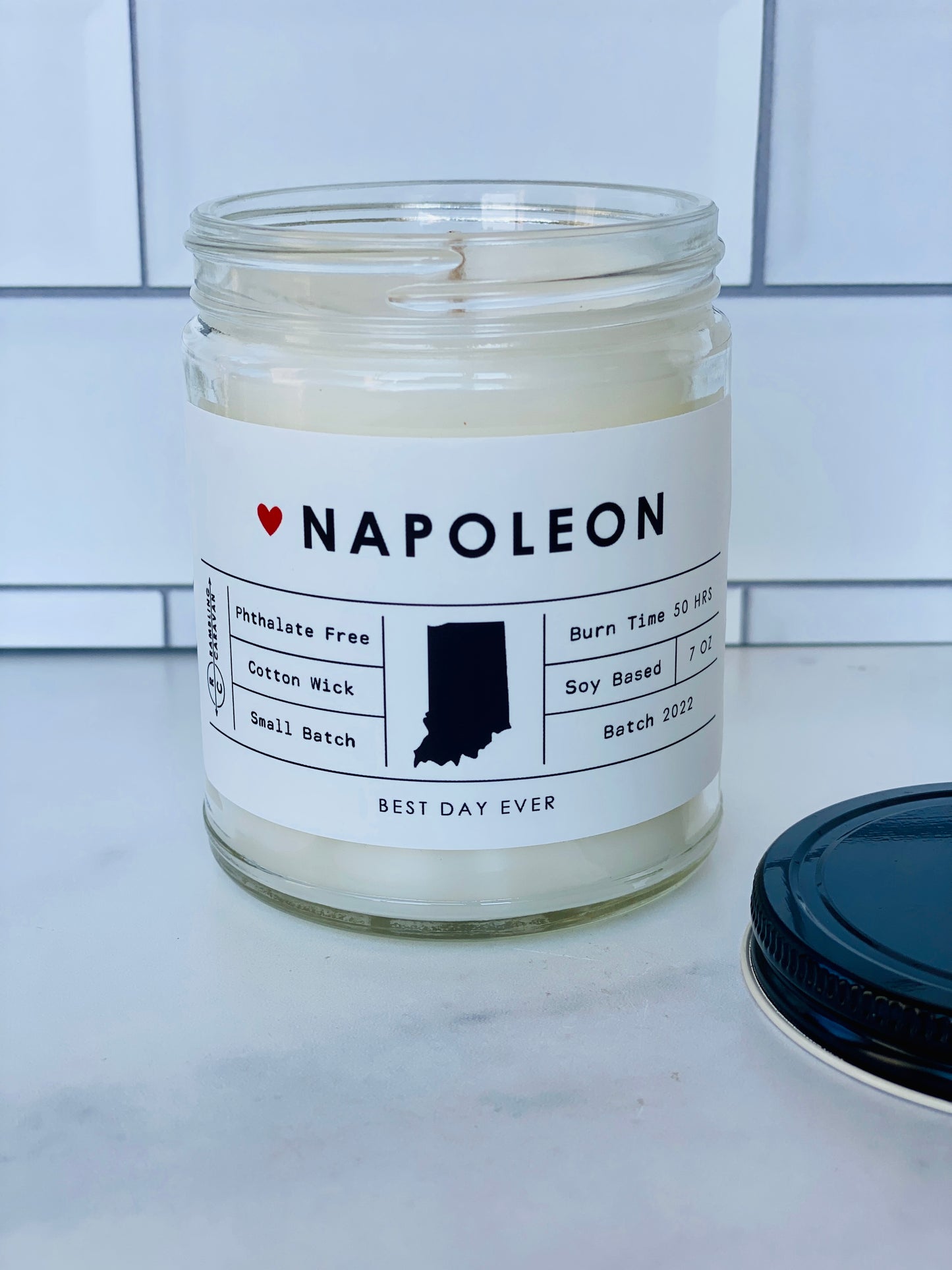 Napoleon, IN Candle