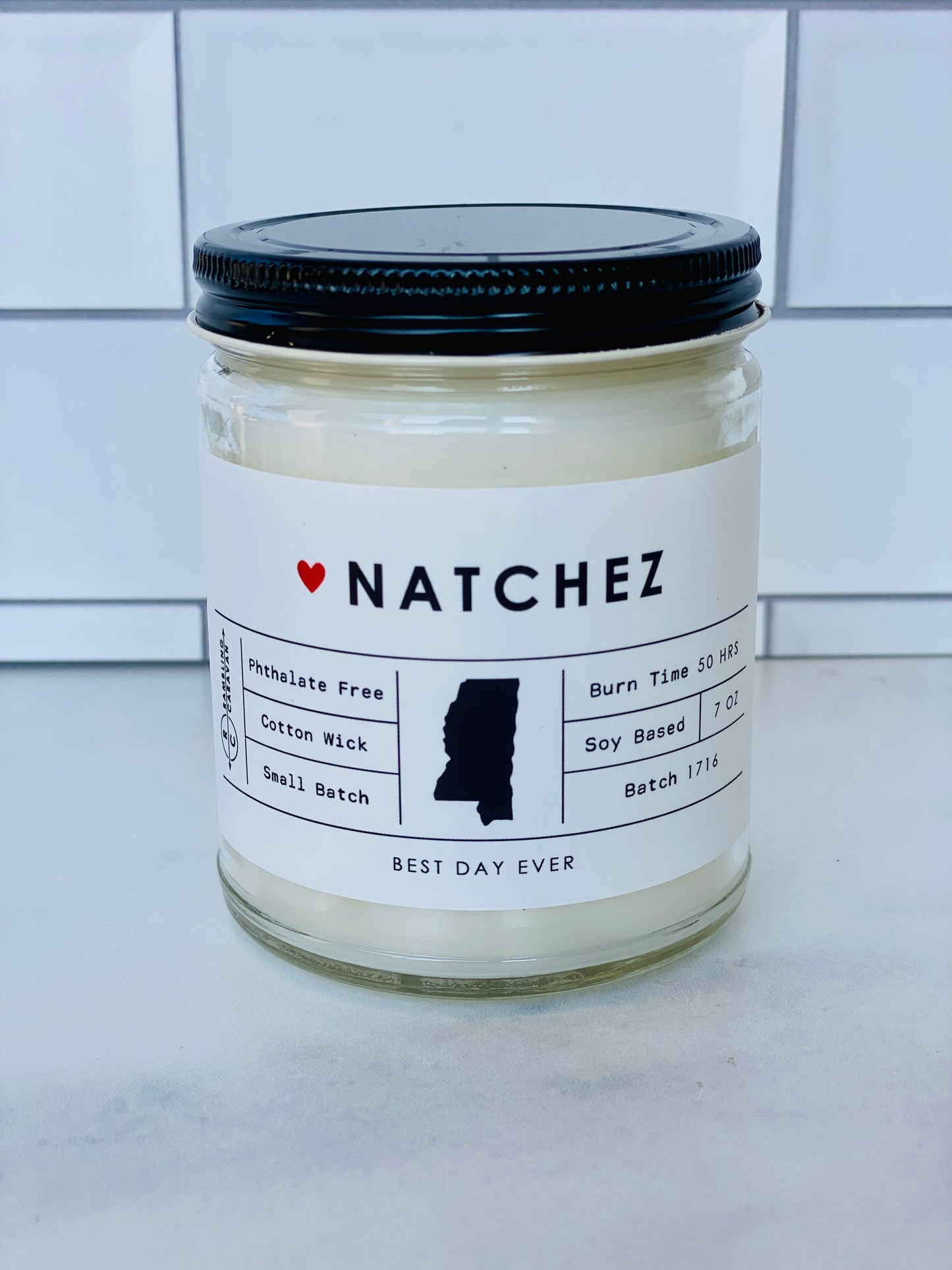 Natchez, MS Candle