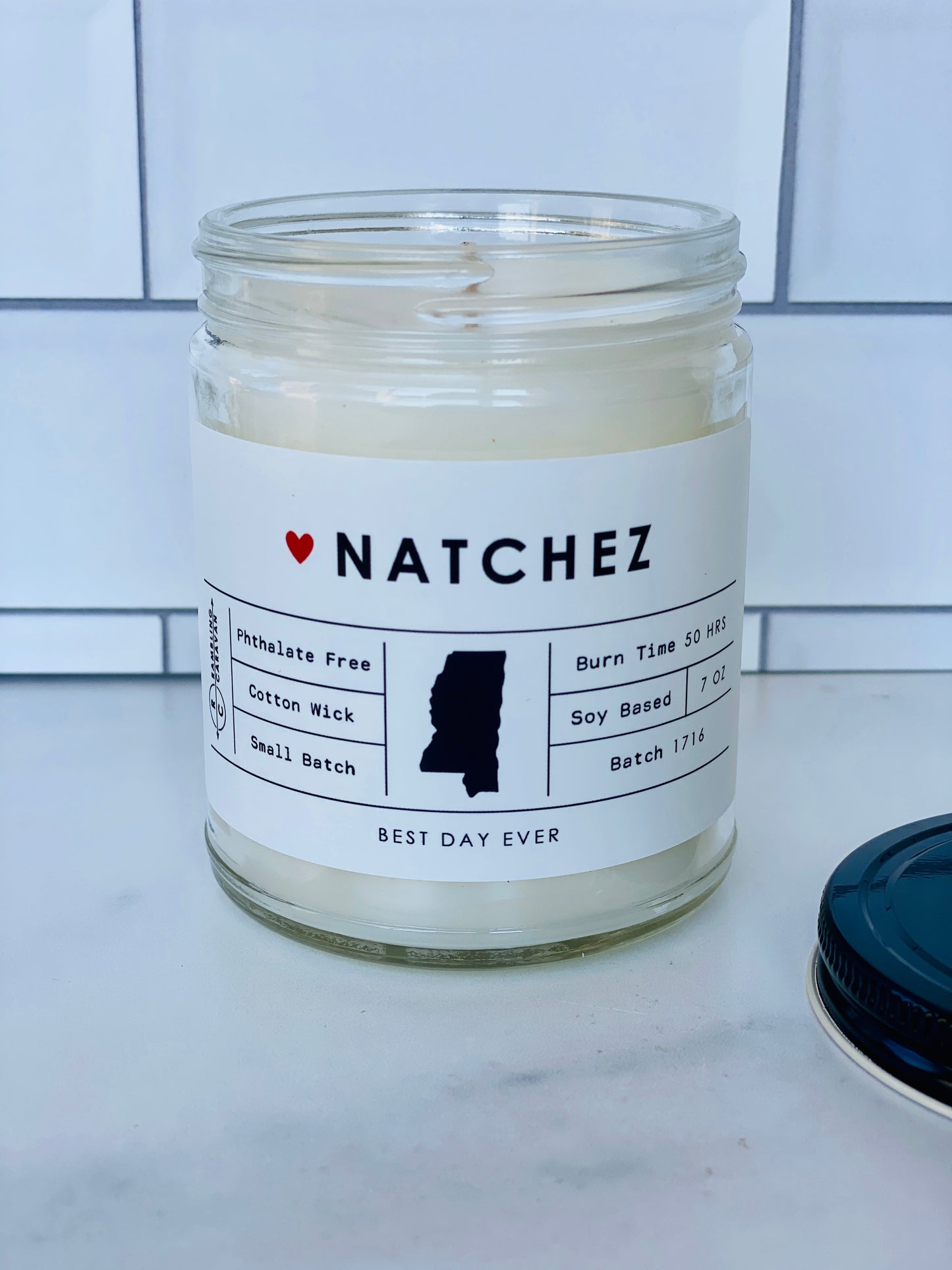 Natchez, MS Candle