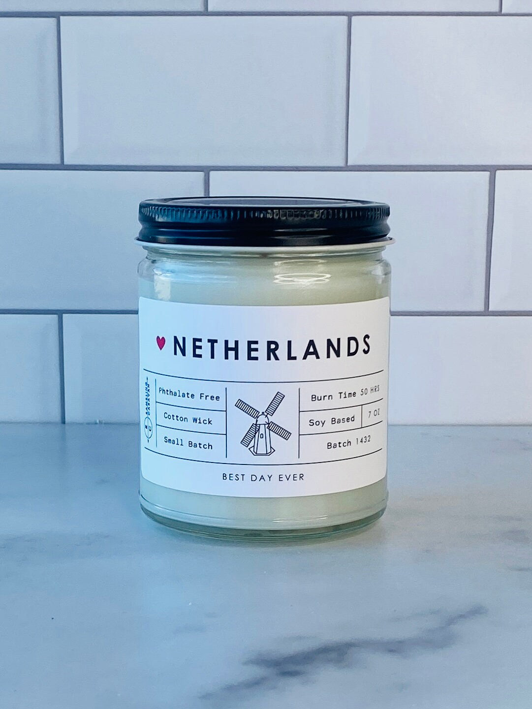 Netherlands Candle