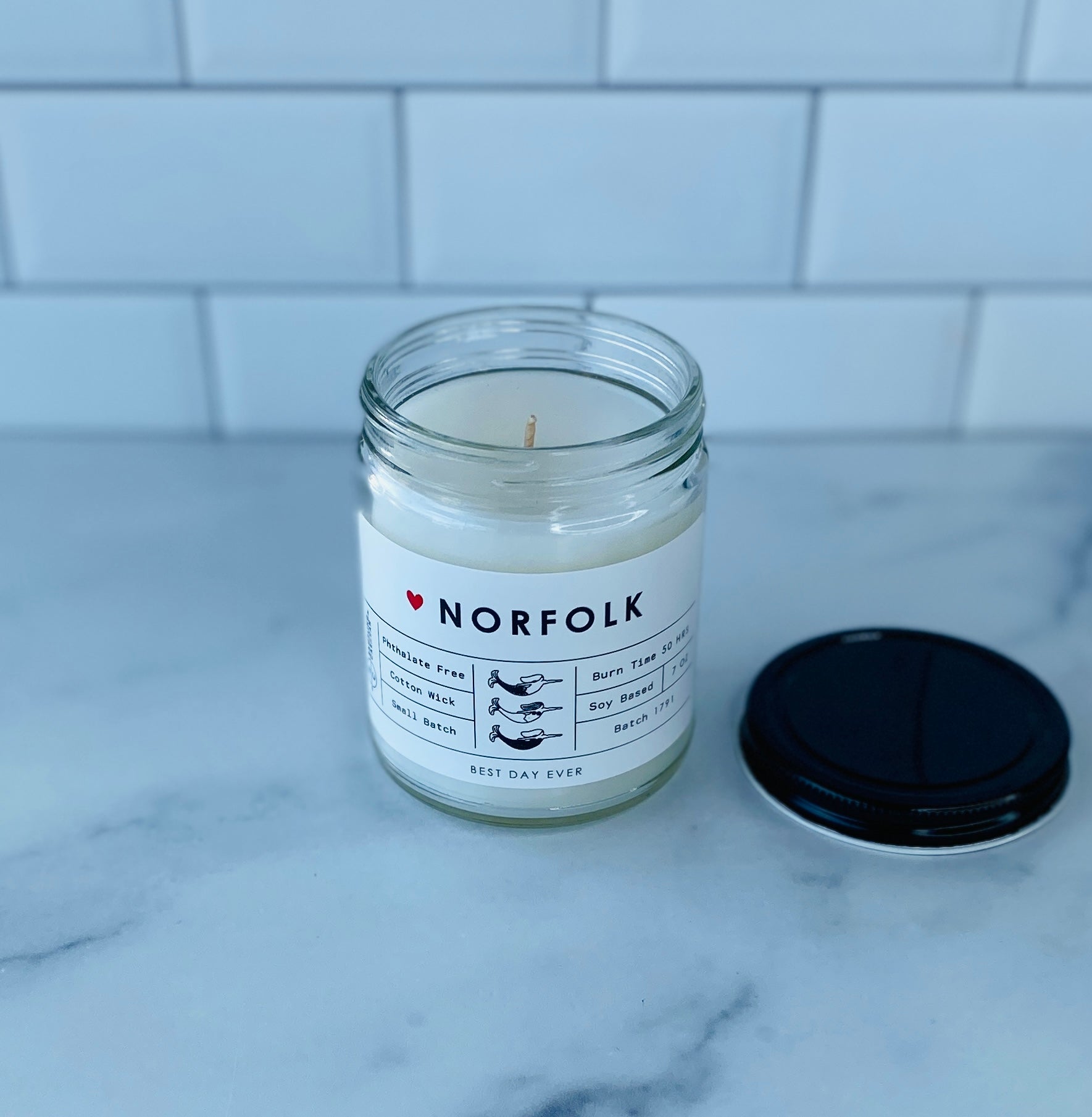 Norfolk, VA Candle
