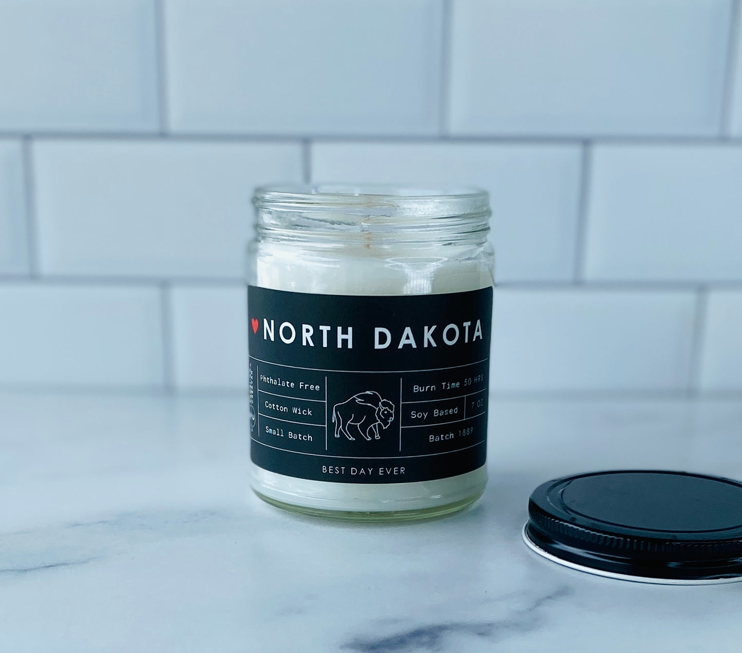 North Dakota Candle