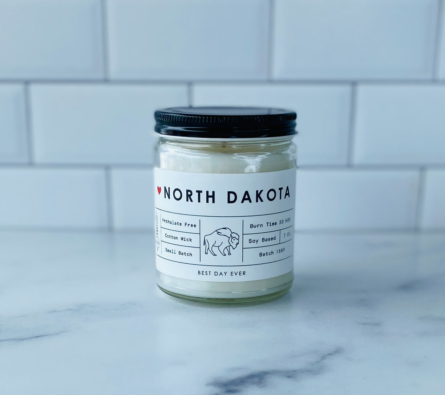 North Dakota Candle