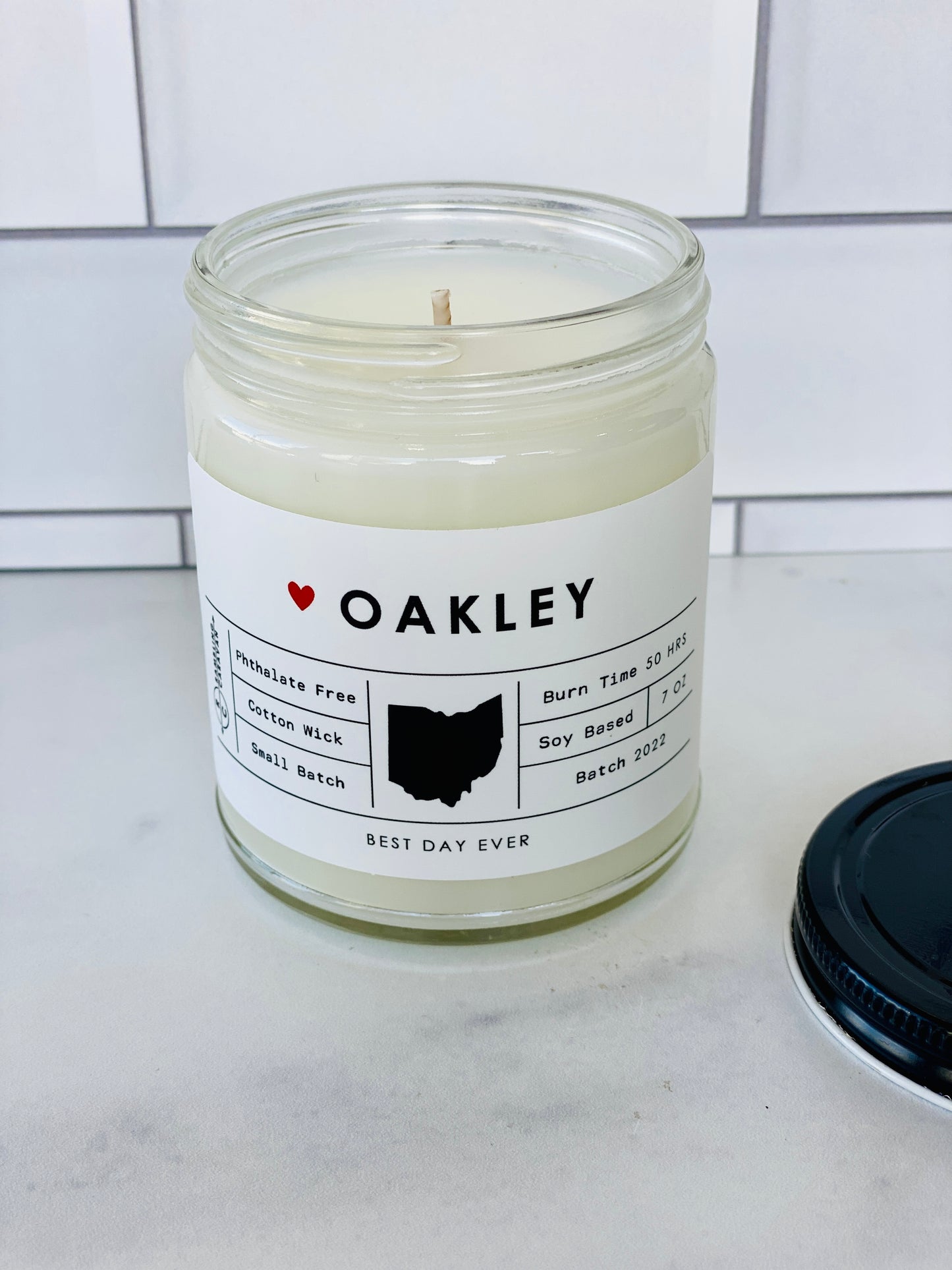Oakley, OH Candle