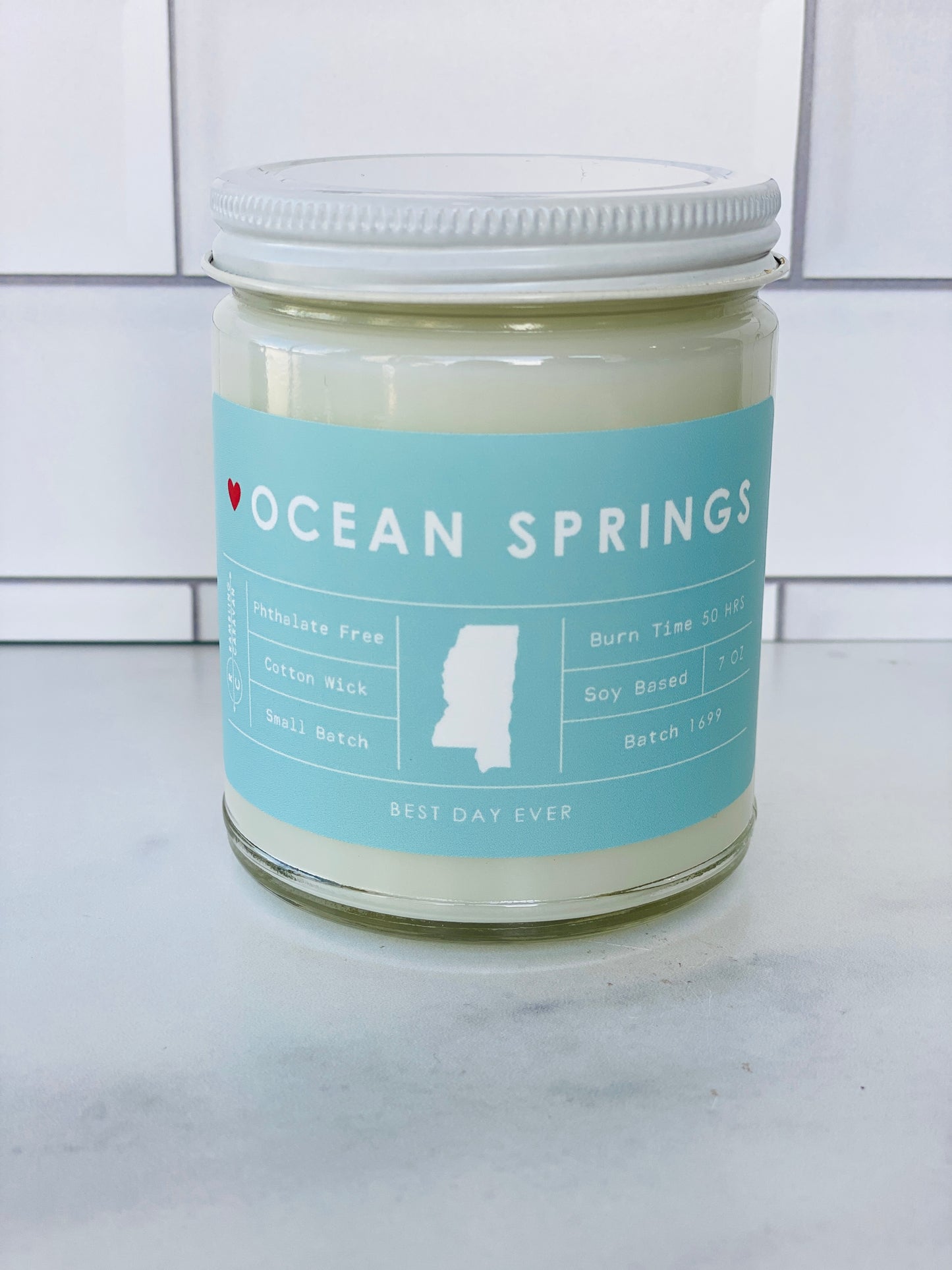 Ocean Springs, MS Candle