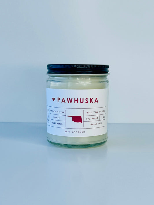 Pawhuska, Oklahoma Candle