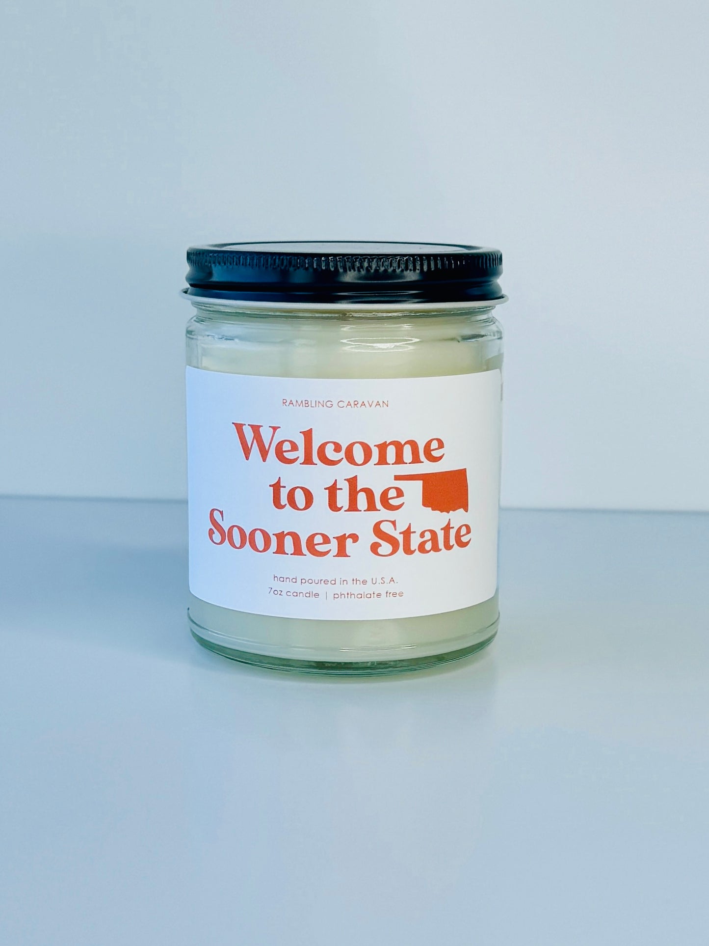 Welcome to the Sooner State - Oklahoma Candle