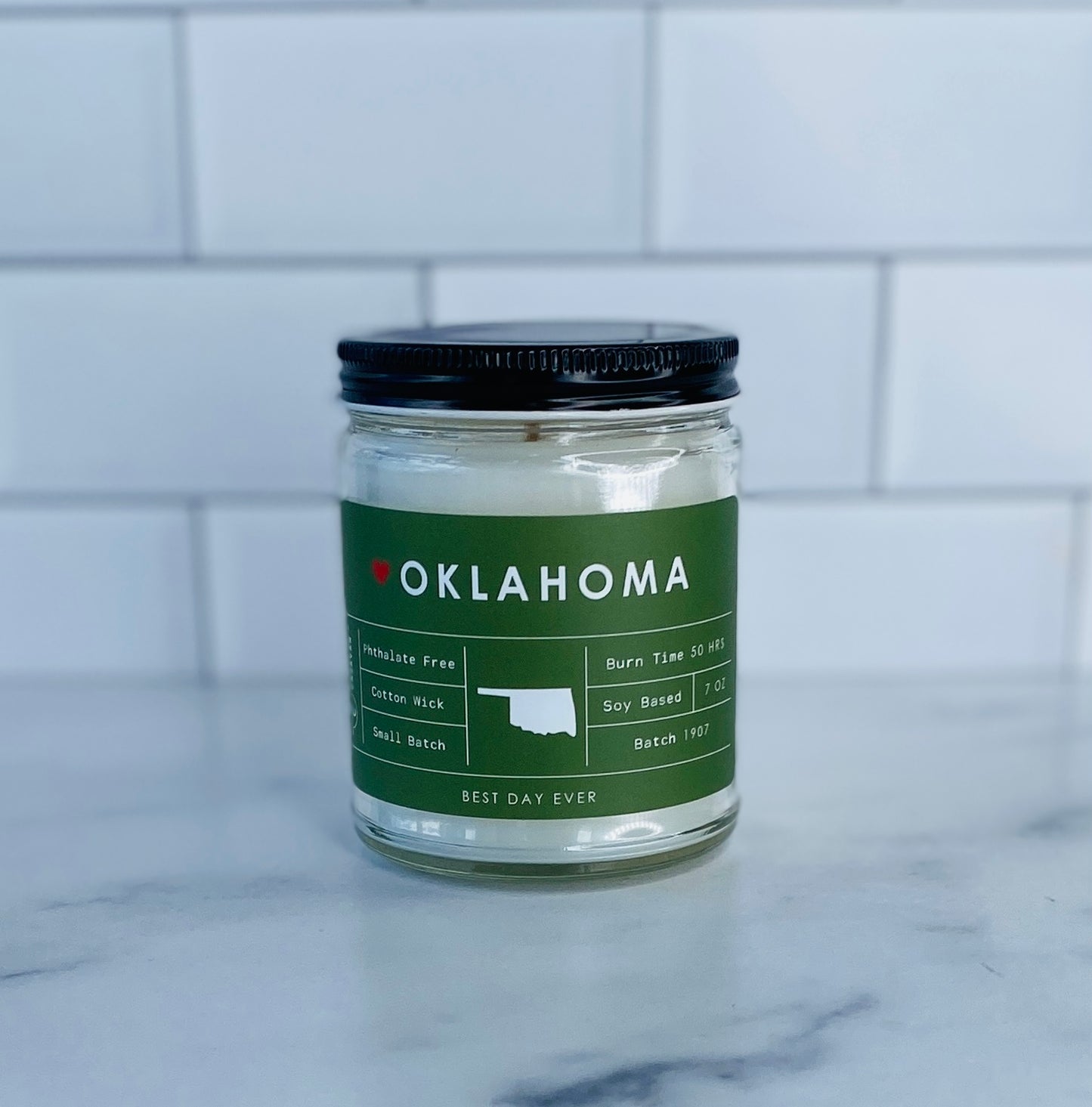 Oklahoma Candle