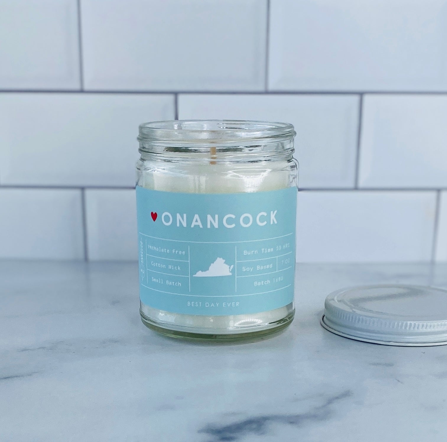 Onancock, VA Candle