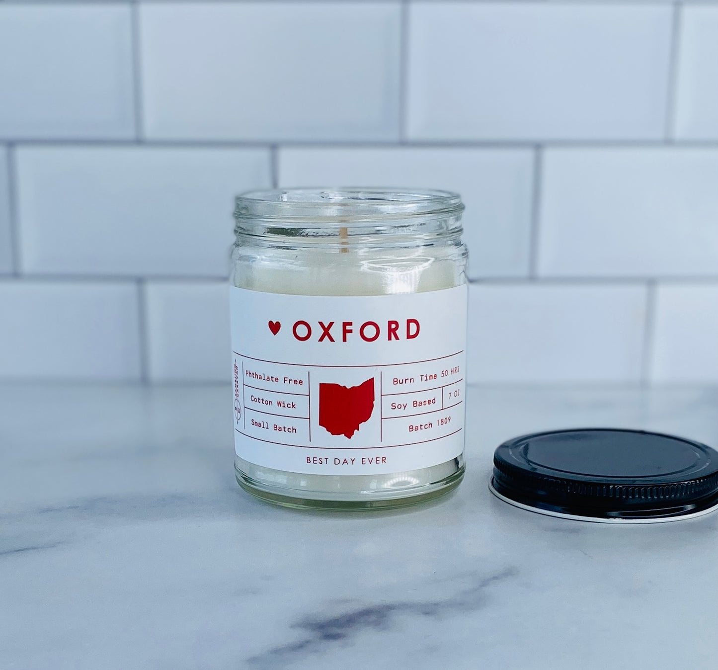 Oxford, OH Candle