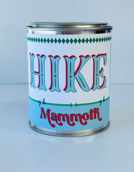 Hike Mammoth - Paint Tin Candle