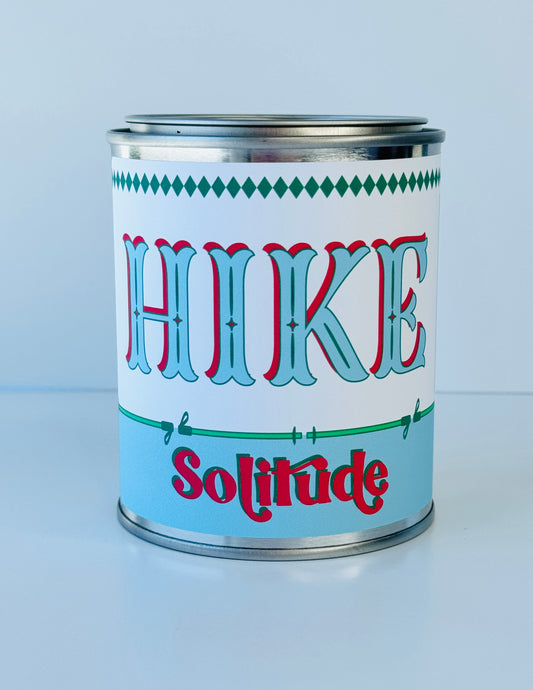 Hike Solitude - Paint Tin Candle