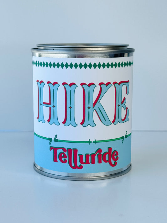 Hike Telluride - Paint Tin Candle