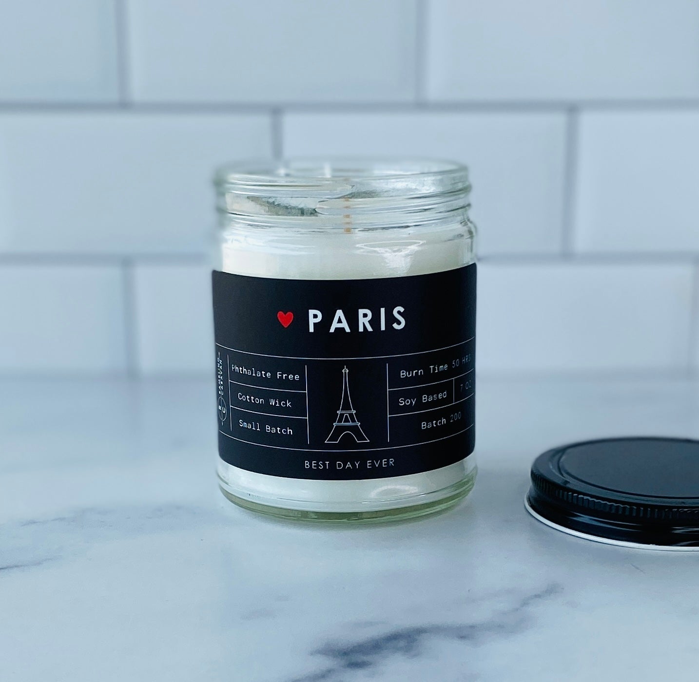 Paris, France Candle