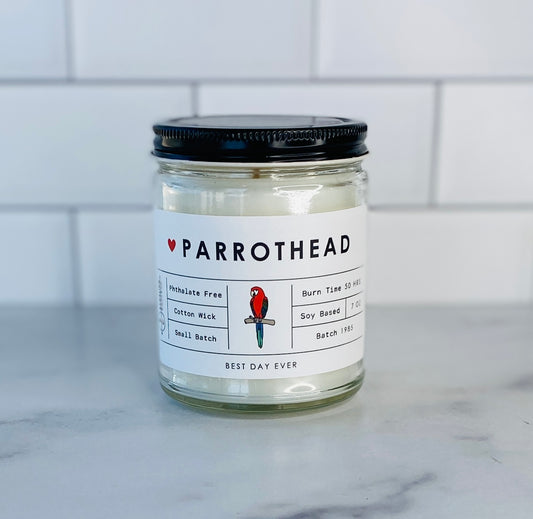 Parrothead Candle