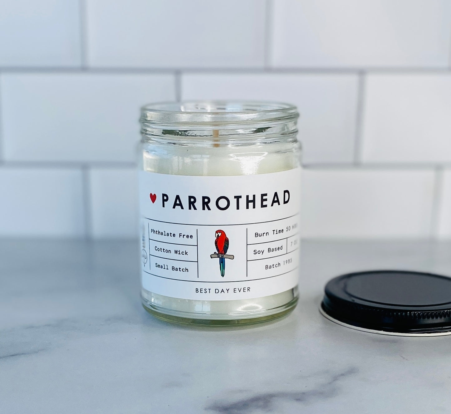 Parrothead Candle