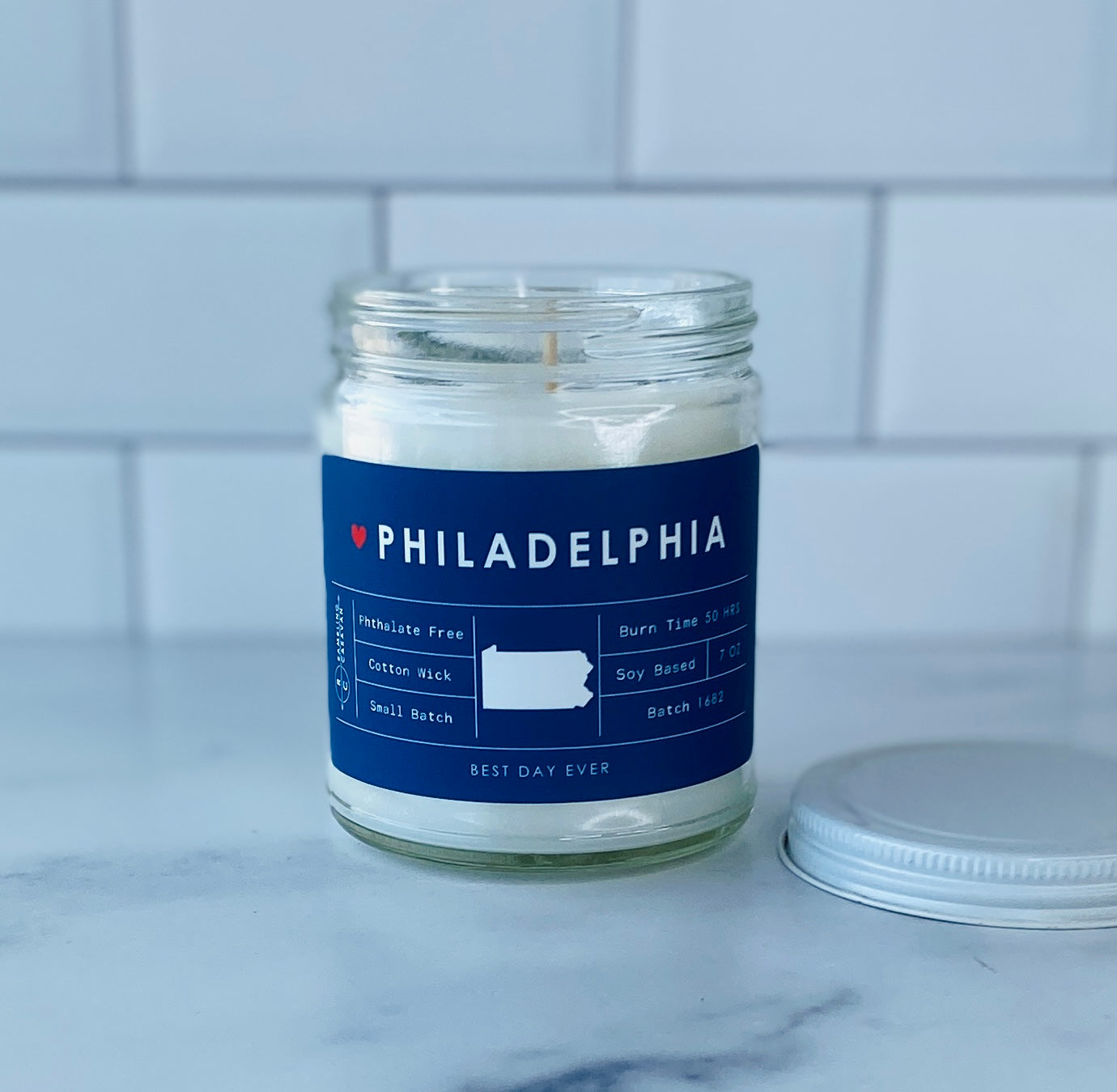 Philadelphia, PA Candle