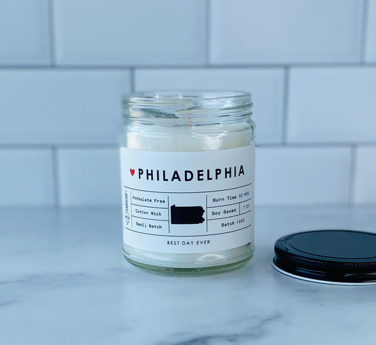 Philadelphia, PA Candle