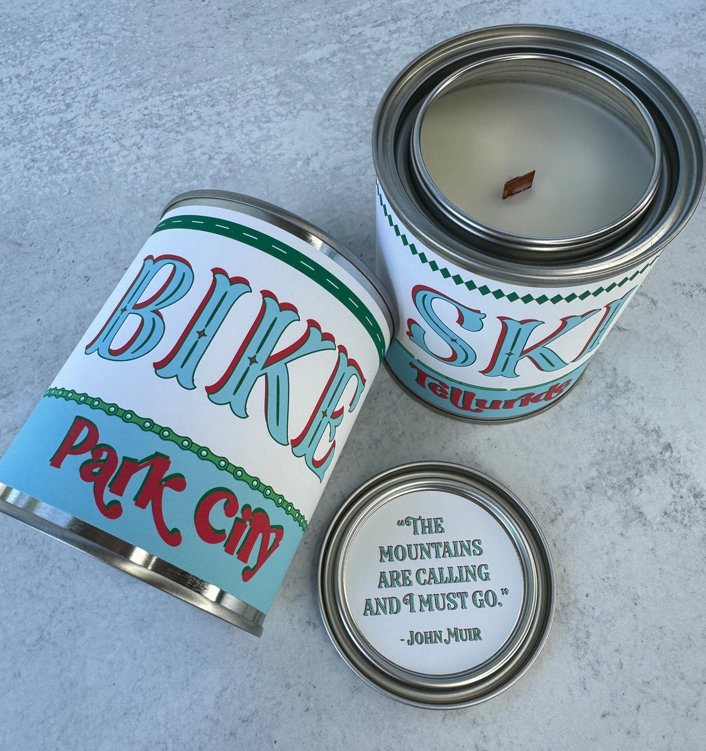 Hike Taos - Paint Tin Candle