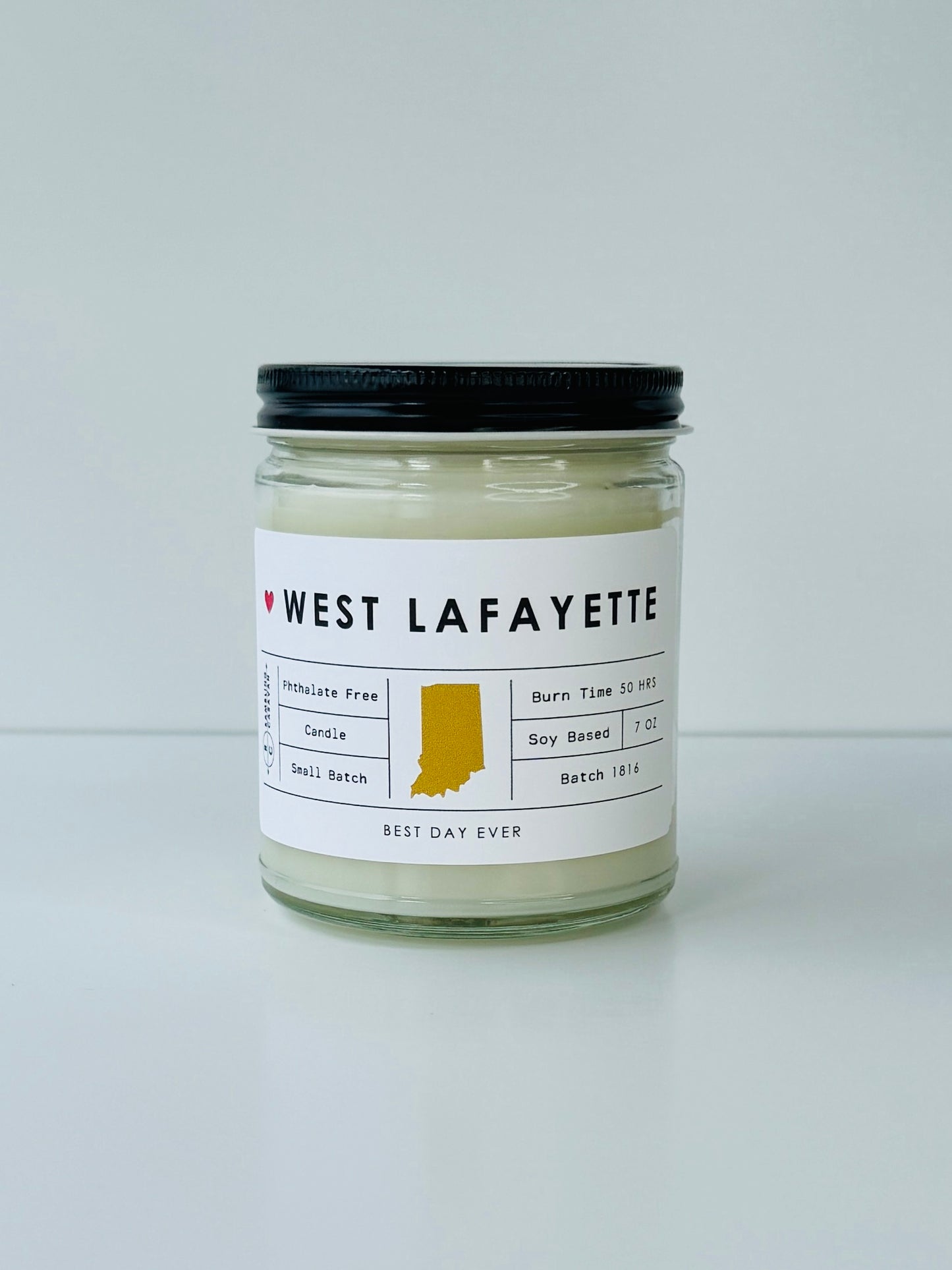 West Lafayette, Indiana Candle