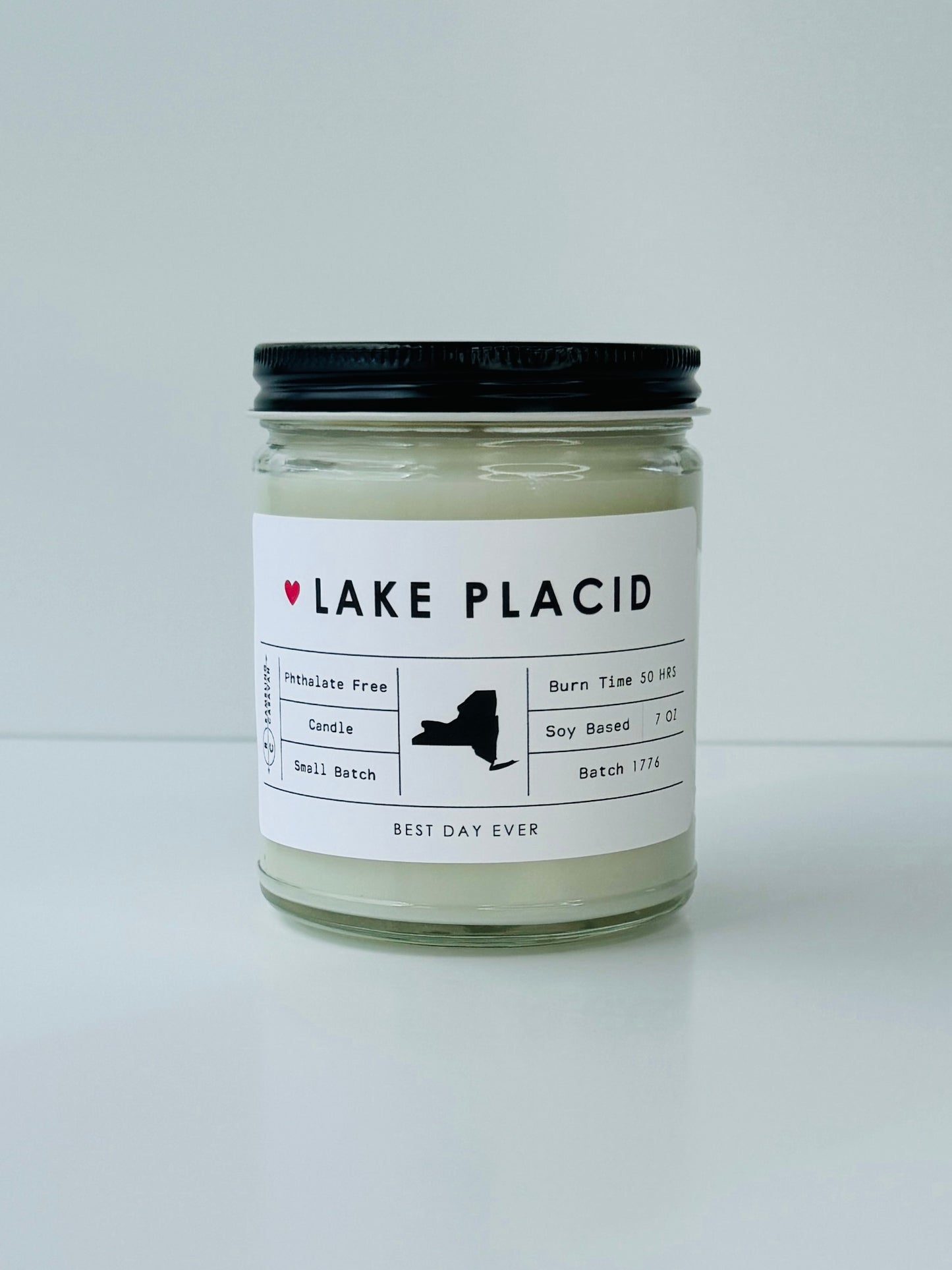 Lake Placid, New York Candle
