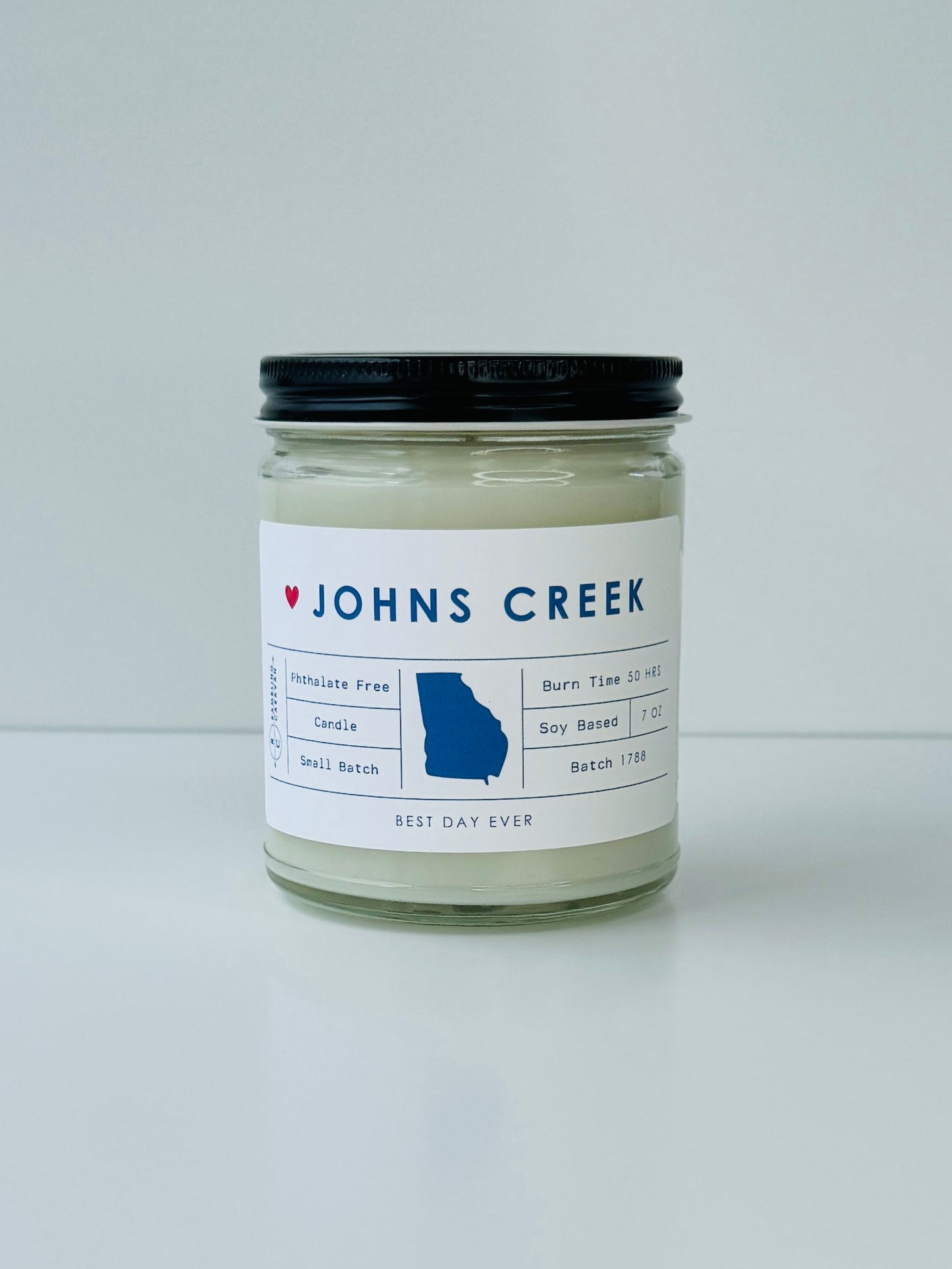 Johns Creek, Georgia Candle