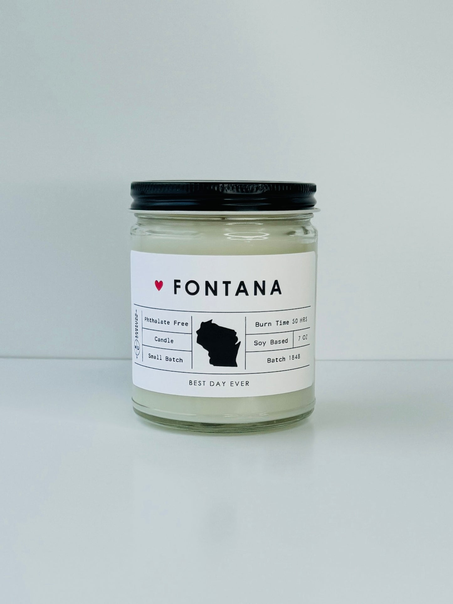 Fontana, Wisconsin Candle