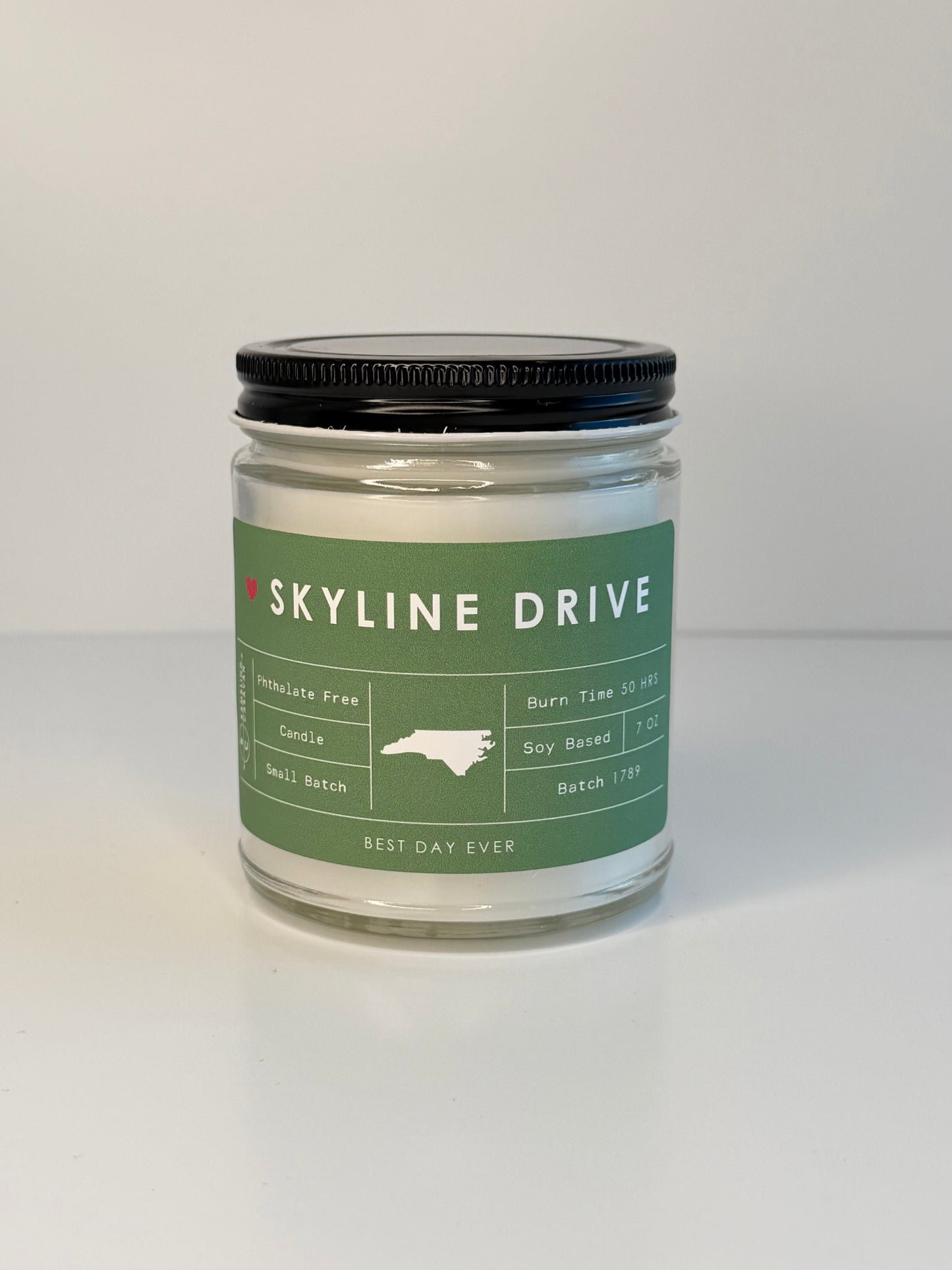 Skyline Drive, NC Candle