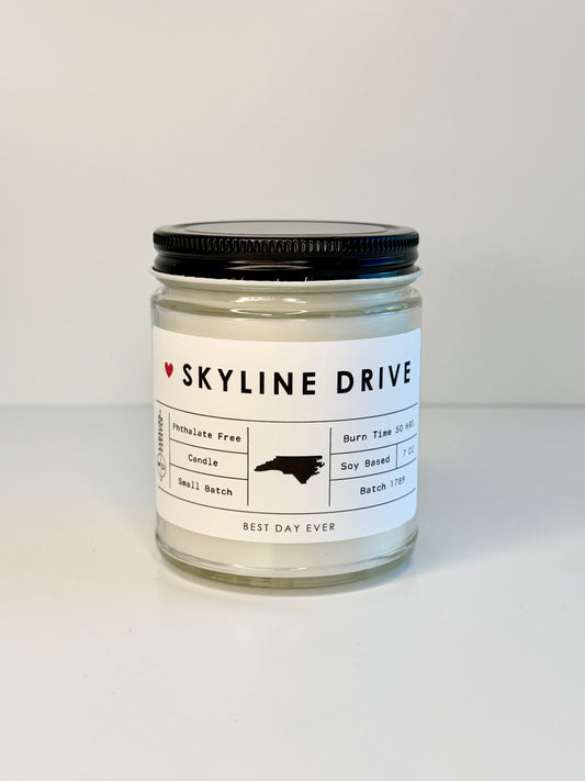 Skyline Drive, NC Candle