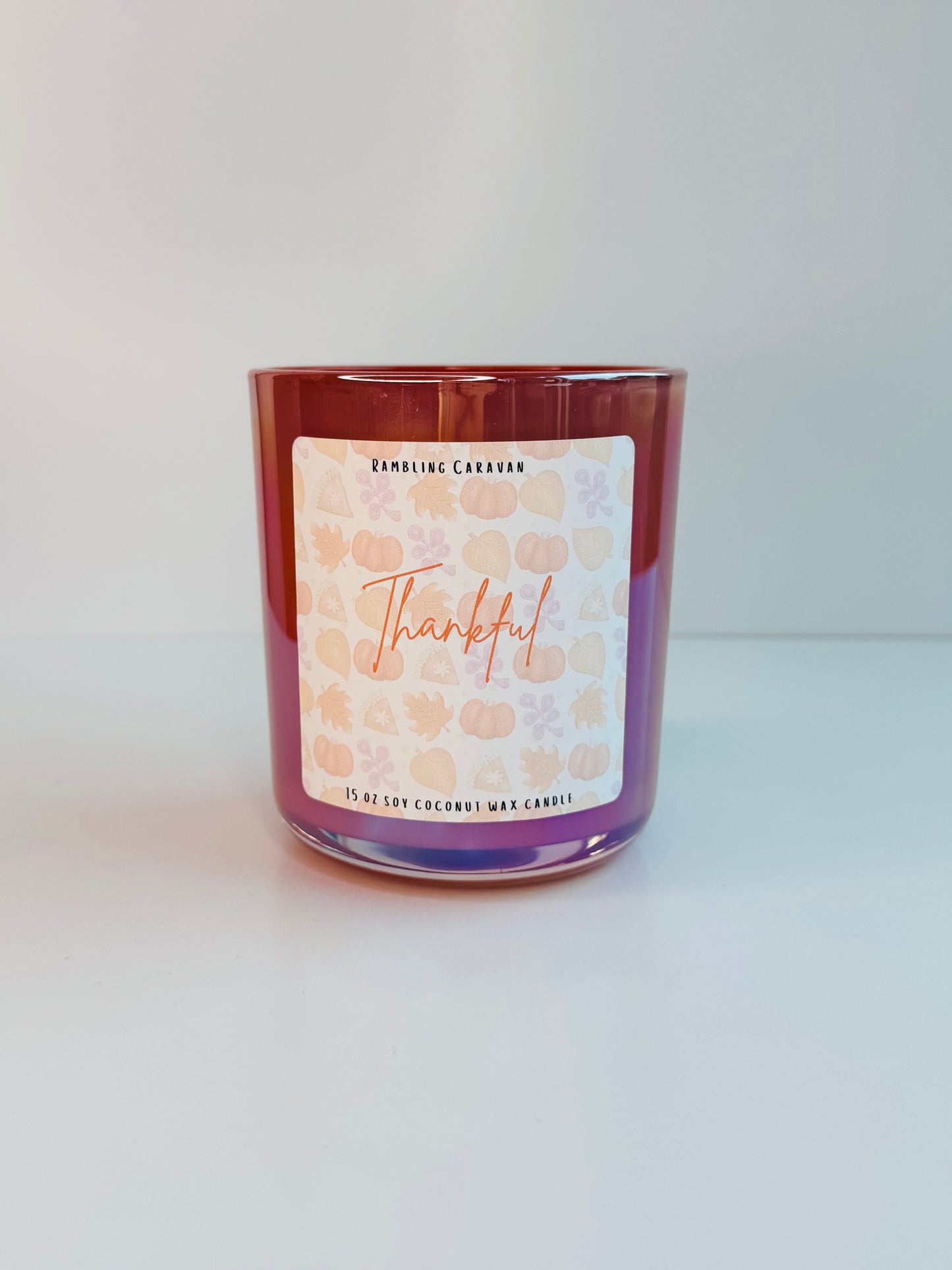 Thankful Candle | 14 oz Soy Coconut Wax | Hand Poured | Small Batch