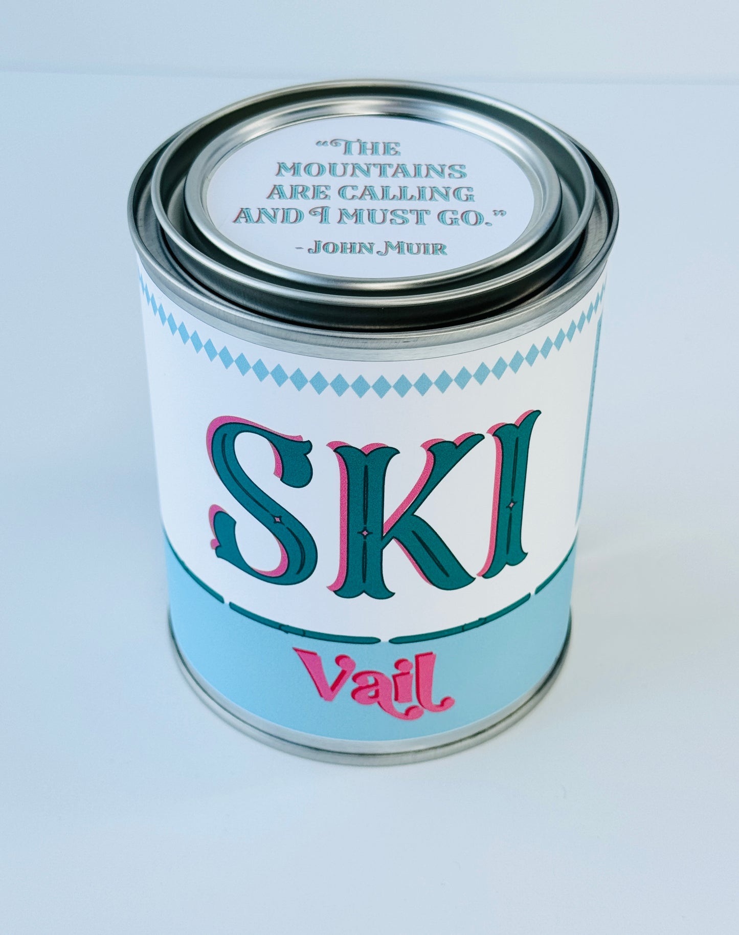 Ski Vail - Paint Tin Candle