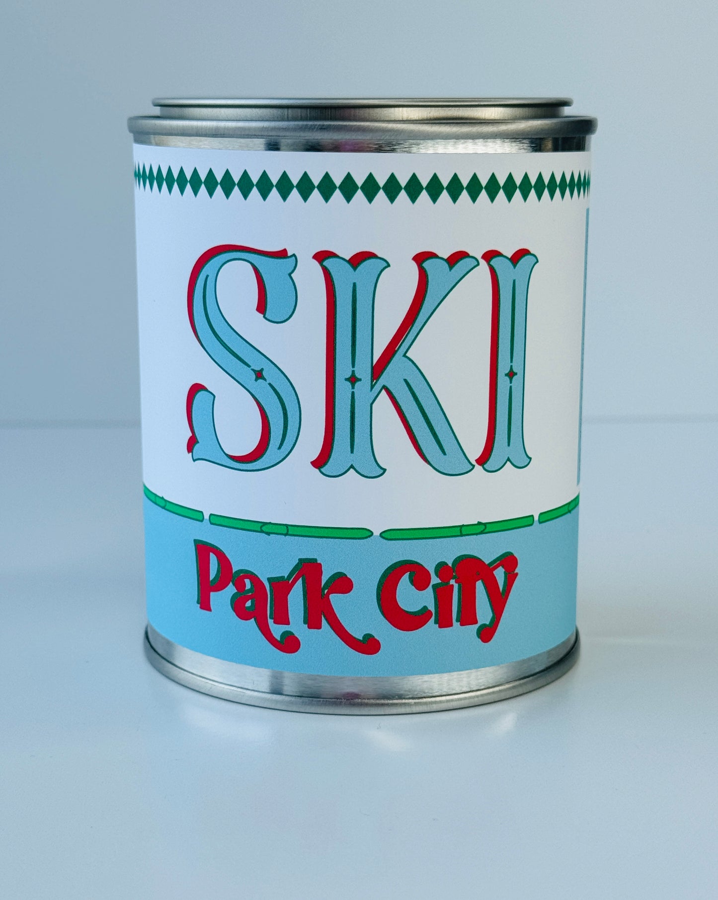 Ski Park City - Paint Tin Candle