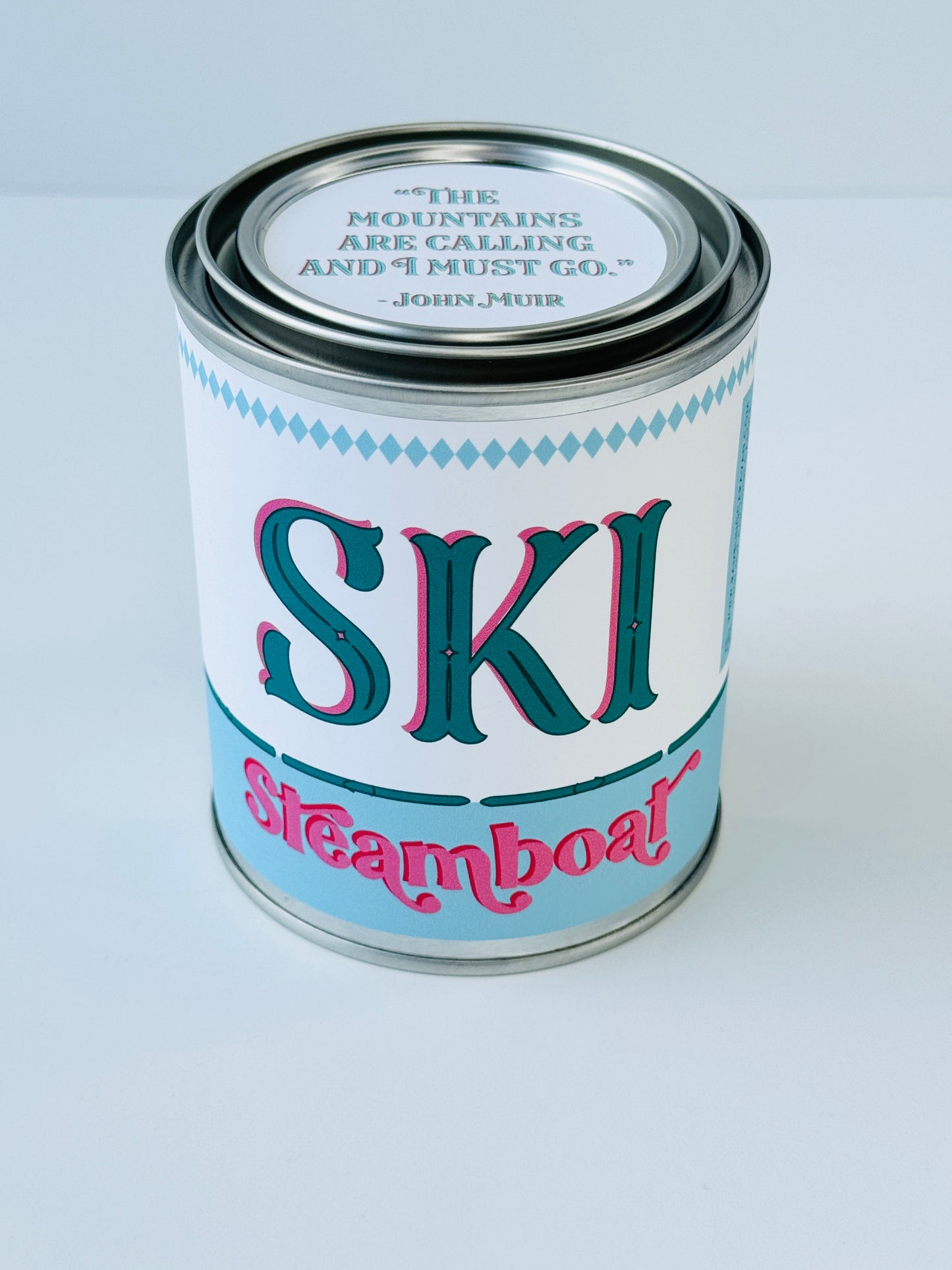 Ski Steamboat - Paint Tin Candle