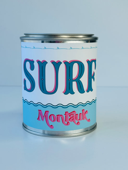 Surf Montauk - Paint Tin Candle